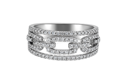 Diamond Cable Ring