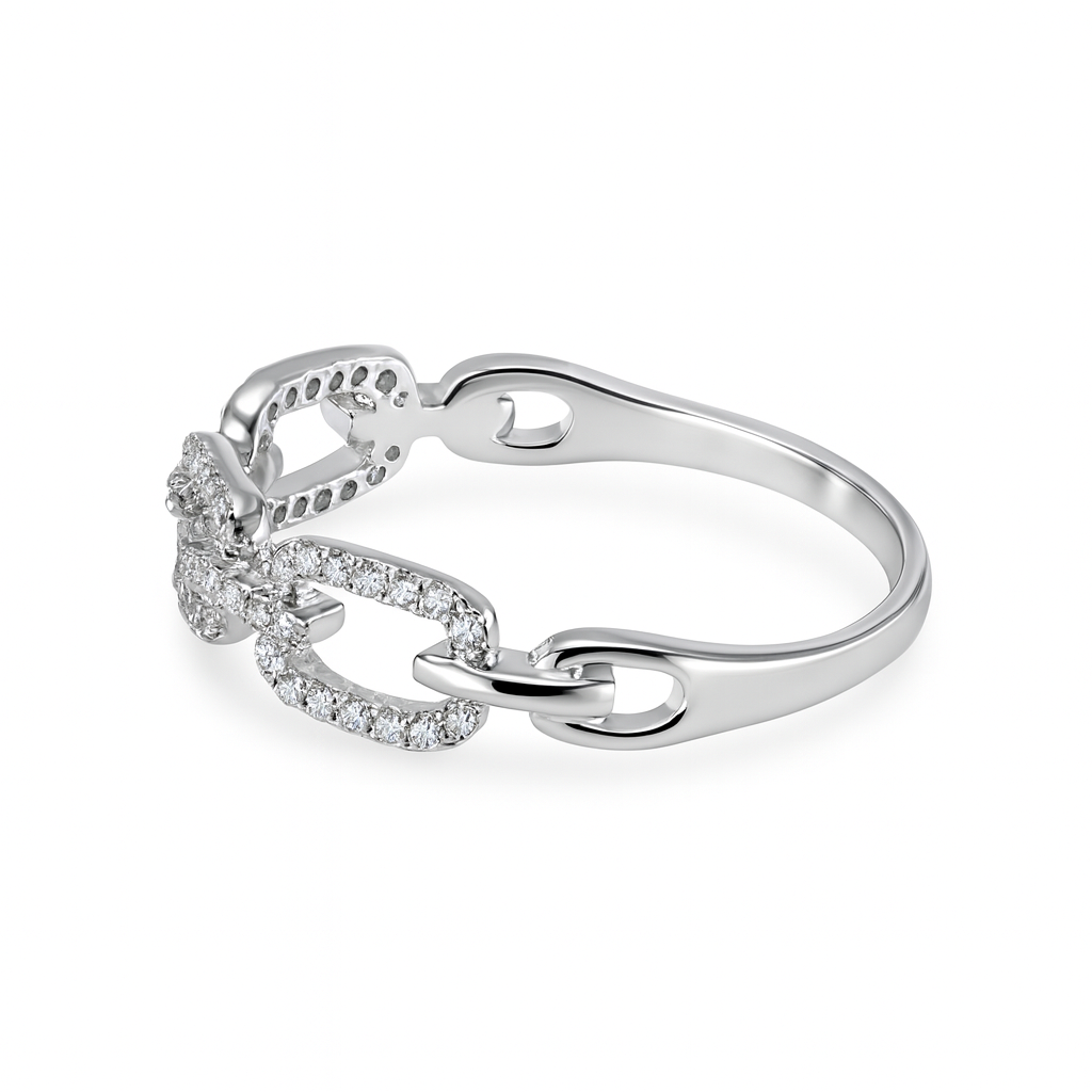 Diamond Cable Ring