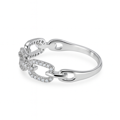 Diamond Cable Ring