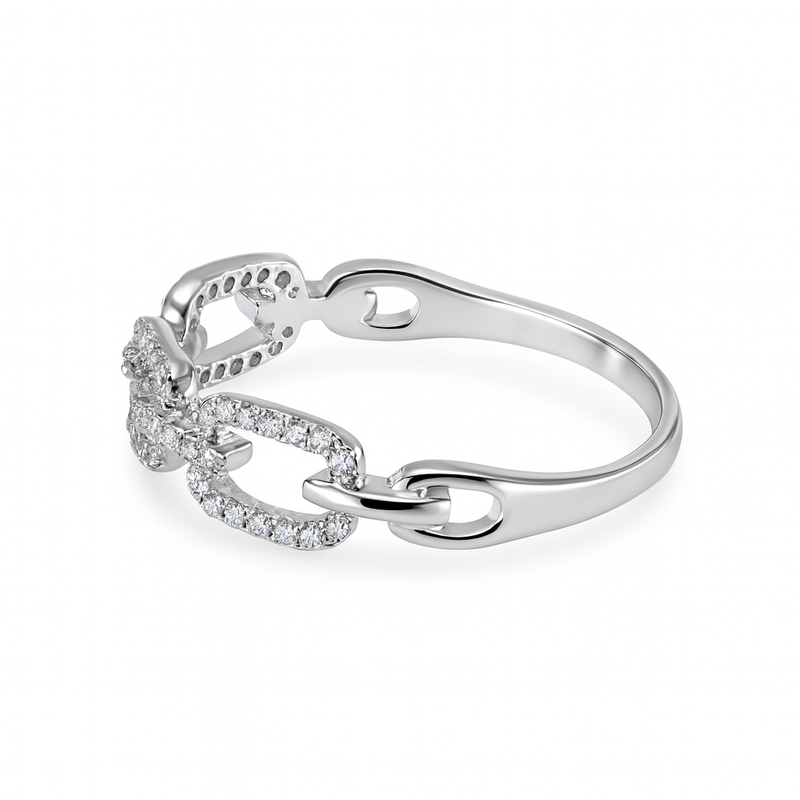 Diamond Cable Ring