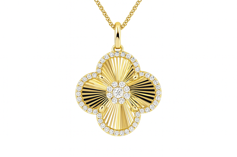 Diamond Clover Necklace