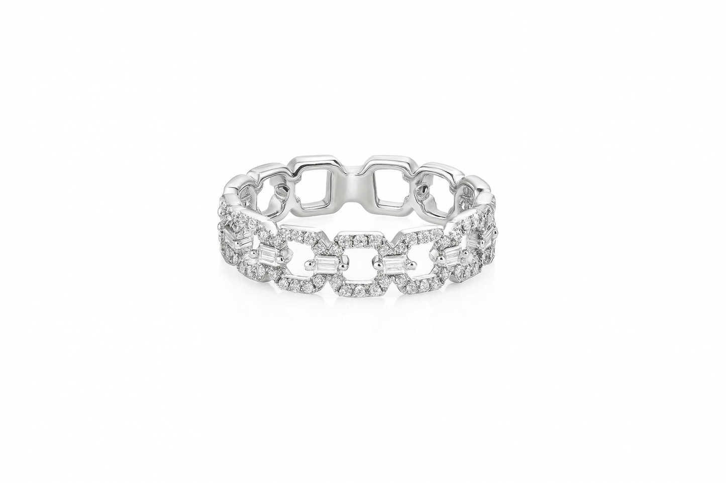 Baguette Cable Ring