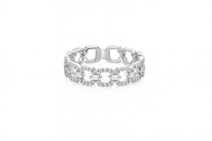 Baguette Cable Ring