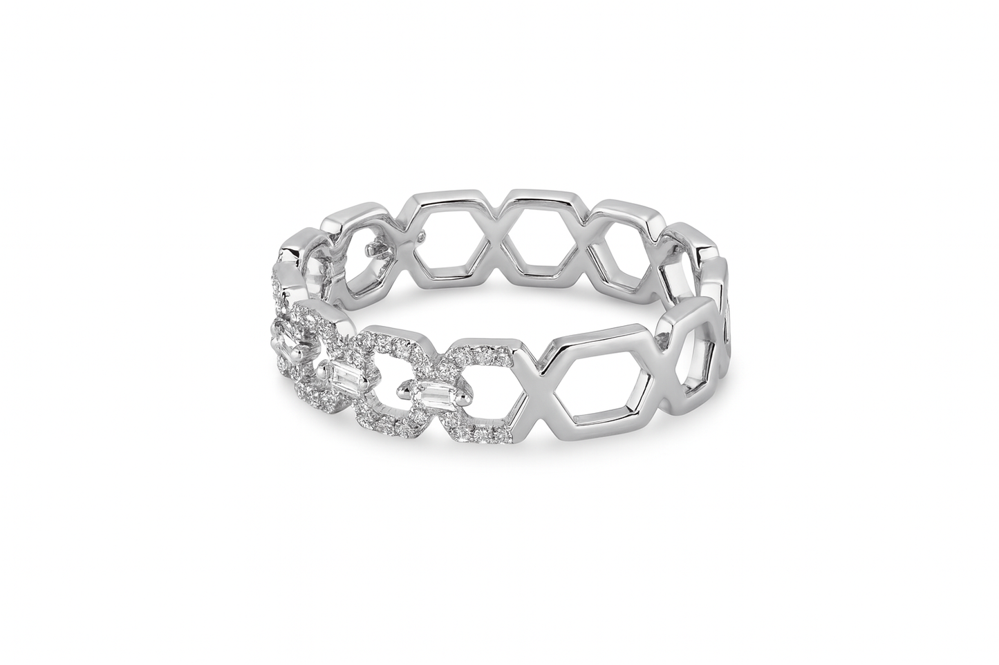 Baguette Cable Ring