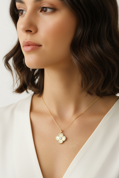 Diamond Clover Necklace